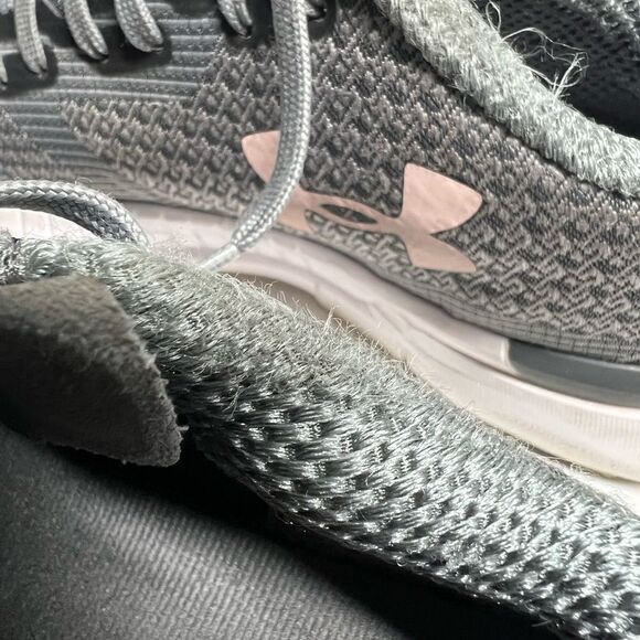 Under Armour Women's Running Shoes - I Will Run Fast - Size 6,5 - Gray/Pink - Picture 13 of 13